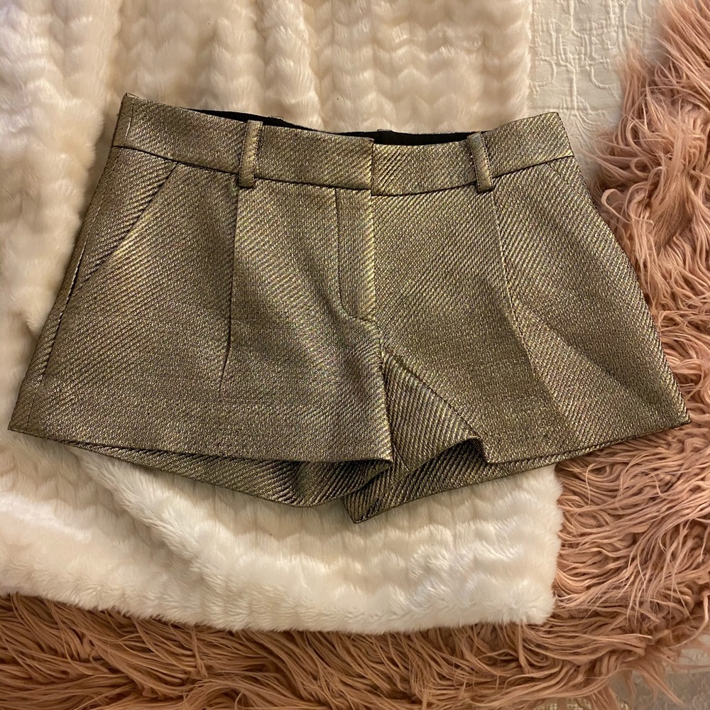 DVF Metallic Shorts